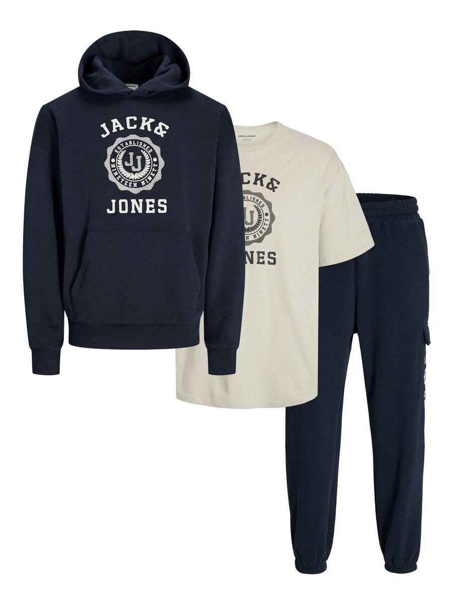 Спортивный костюм JACK & JONES Alvis, цвет Navy/Off white
Спортивный костюм JACK & JONES Alvis, цвет Navy/Off white
