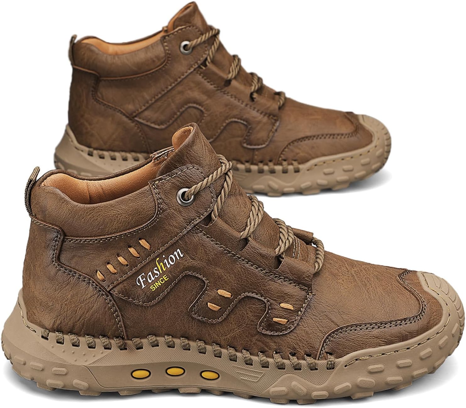 Мужские кожаные платформенные ботинки на шнуровке, модные ретро для походов, с комфортным круглым носком, ручной прошивкой, легкие, с нескользящей подошвой, чукка с меховой подкладкой для всех сезонов Eggdk, хаки
Мужские кожаные платформенные ботинки на шнуровке, модные ретро для походов, с комфортным круглым носком, ручной прошивкой, легкие, с нескользящей подошвой, чукка с меховой подкладкой для всех сезонов Eggdk, хаки