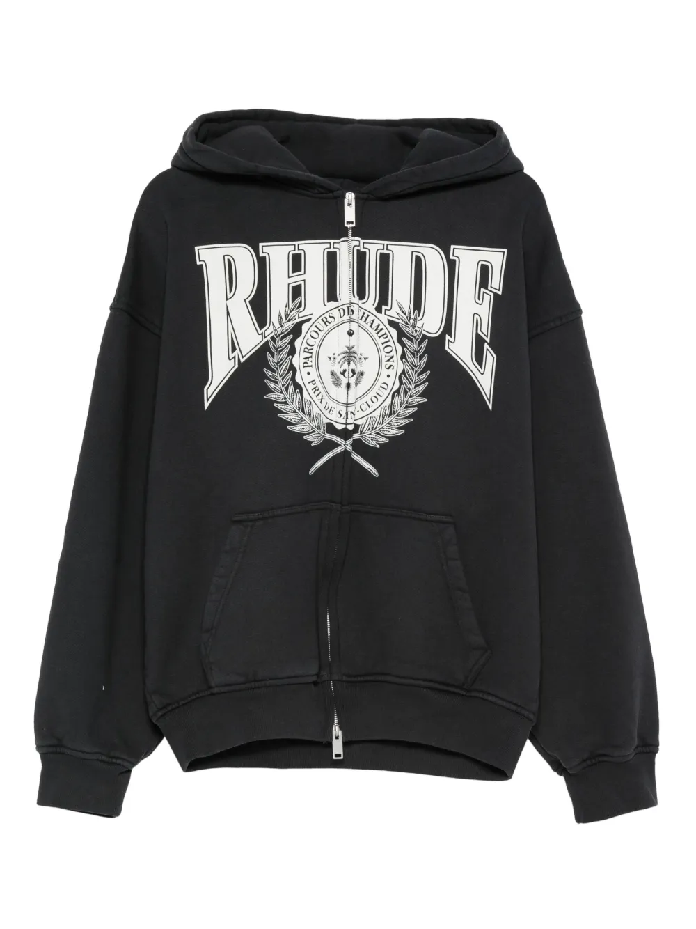 Худи Parcours Saint-Cloud на молнии Rhude, черный
Худи Parcours Saint-Cloud на молнии Rhude, черный