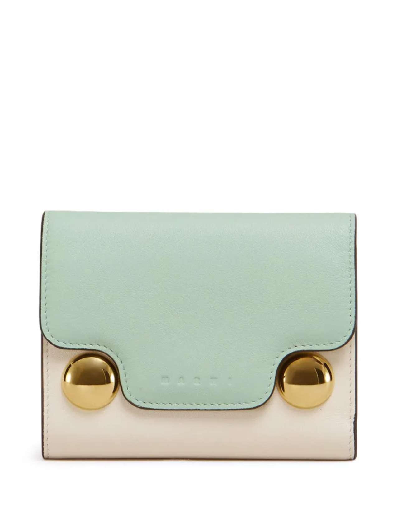 Кошелек Trunkaroo тройного сложения Marni, зеленый
Кошелек Trunkaroo тройного сложения Marni, зеленый