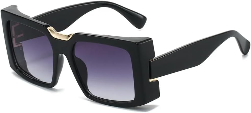 Ретро-солнцезащитные очки в толстой оправе, прямоугольные, с леопардовым градиентом, конфетные цвета, повседневные модные мужские очки с защитой от УФ-излучения UV400 UATXTAU, Black Grey
Ретро-солнцезащитные очки в толстой оправе, прямоугольные, с леопардовым градиентом, конфетные цвета, повседневные модные мужские очки с защитой от УФ-излучения UV400 UATXTAU, Black Grey