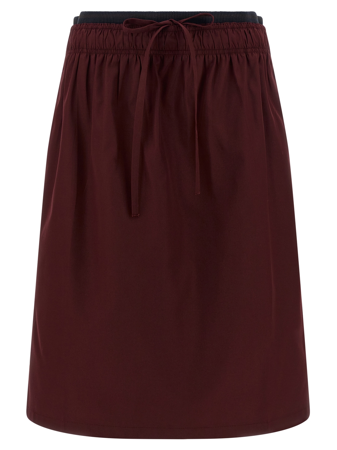 Двуслойная эластичная юбка Prada, бордовый
Двуслойная эластичная юбка Prada, бордовый