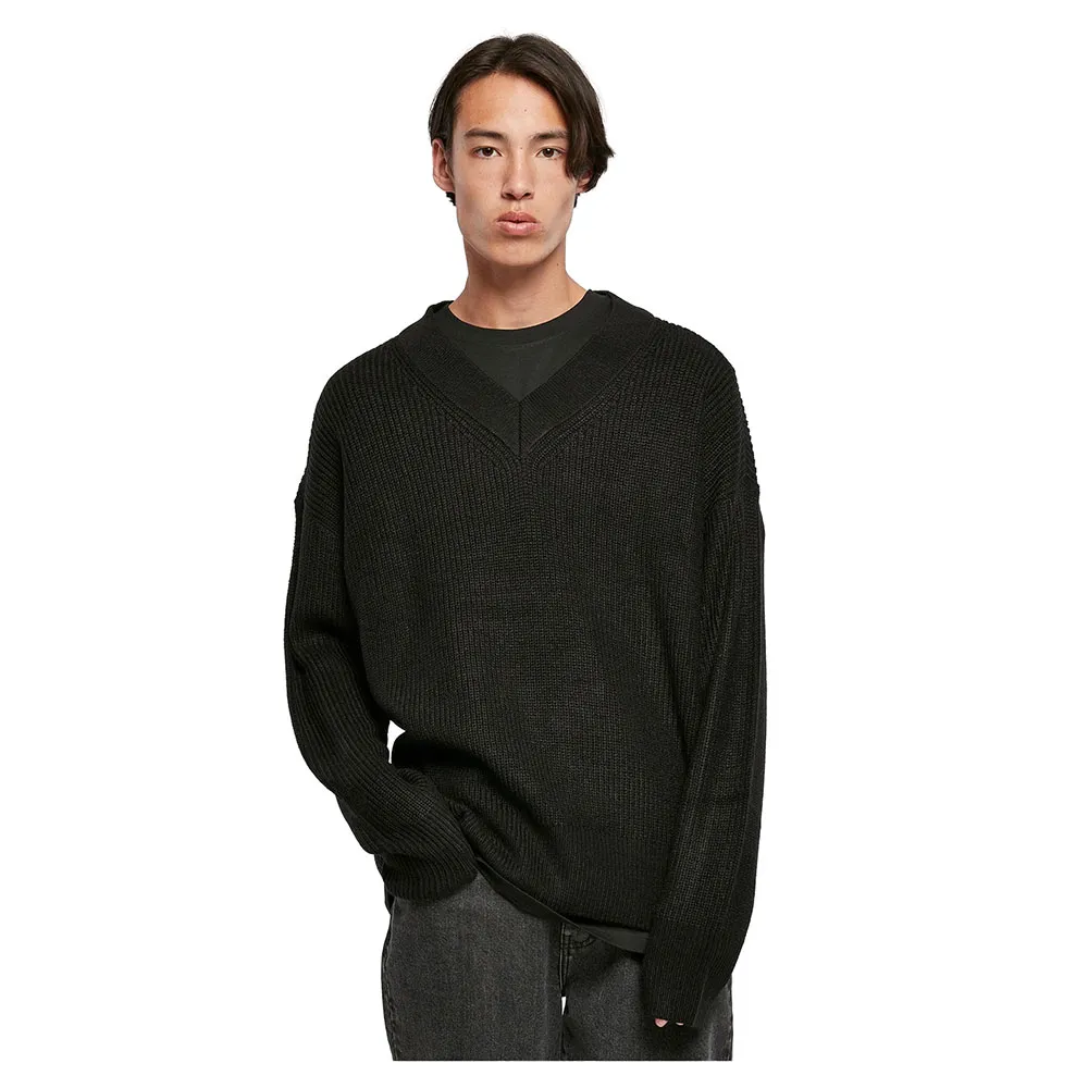 Свитер Urban Classics TB5548 v neck, черный
Свитер Urban Classics TB5548 v neck, черный