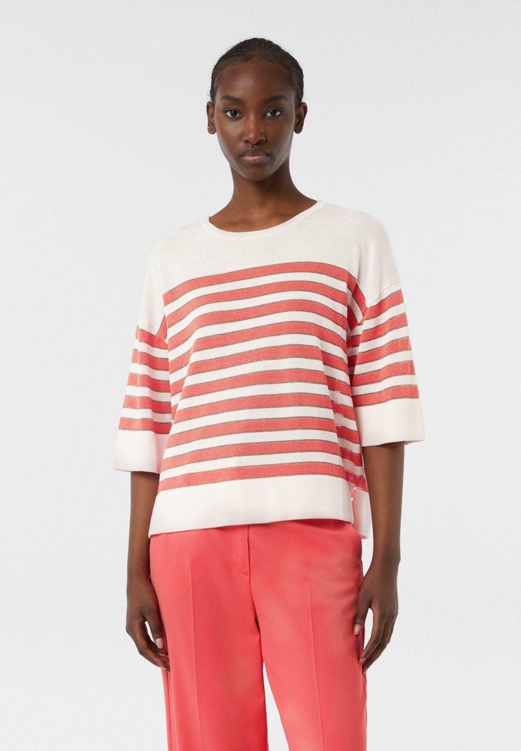 Джемпер GESTREIFTER MIT GLITZERGARN comma, розовый
Джемпер GESTREIFTER MIT GLITZERGARN comma, розовый