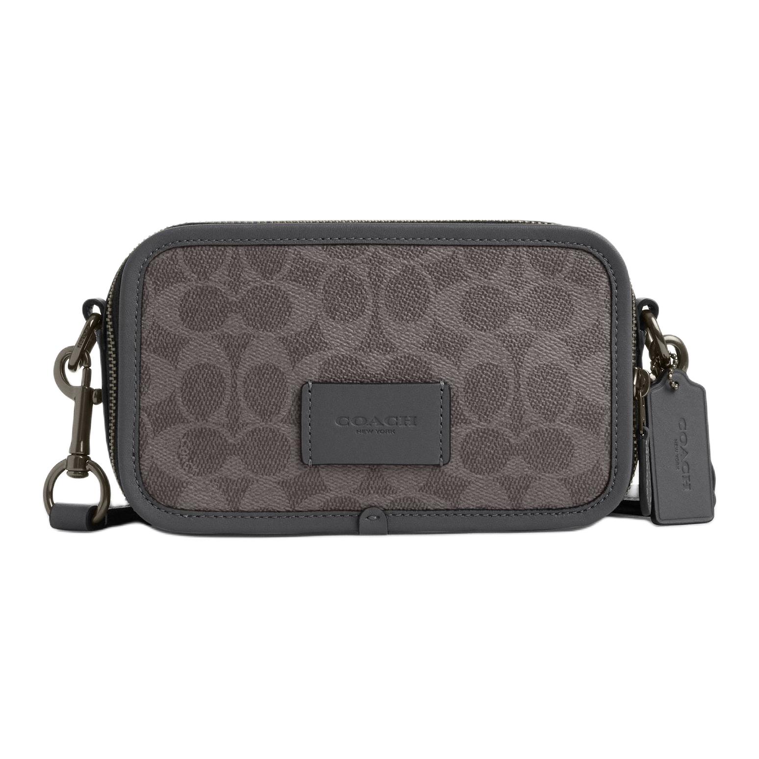 COACH Фотосумка из искусственной кожи с натуральной кожаной отделкой через плечо унисекс серая
COACH Фотосумка из искусственной кожи с натуральной кожаной отделкой через плечо унисекс серая