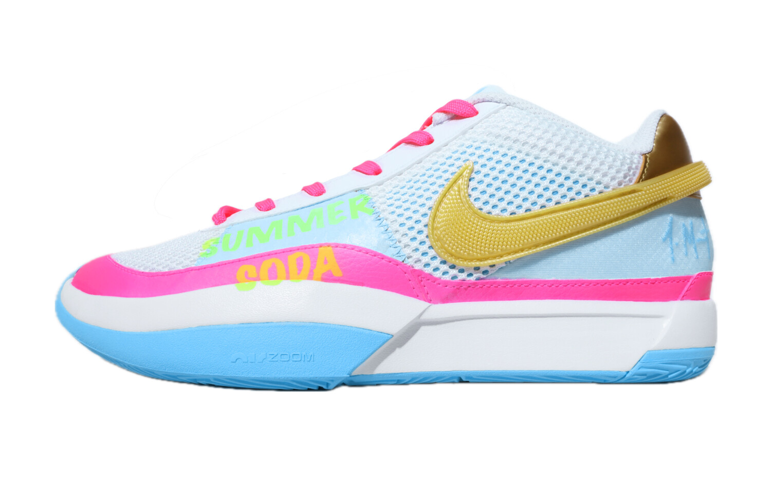 Баскетбольные кроссовки Ja 1 унисекс с низким верхом, синие/розовые/желтые/белые Nike
Баскетбольные кроссовки Ja 1 унисекс с низким верхом, синие/розовые/желтые/белые Nike