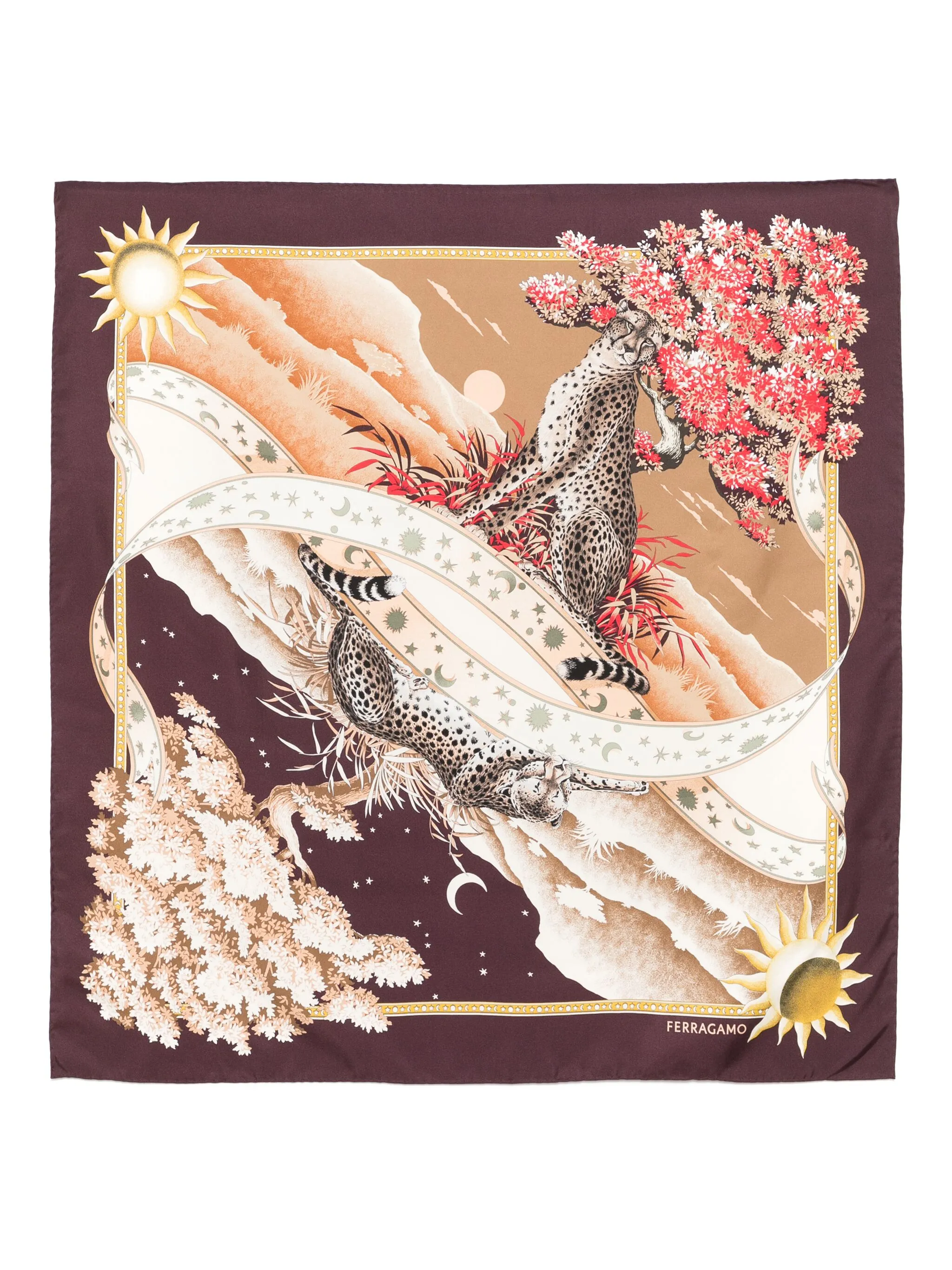 Шарф с принтом Day & Night Ferragamo, фиолетовый
Шарф с принтом Day & Night Ferragamo, фиолетовый