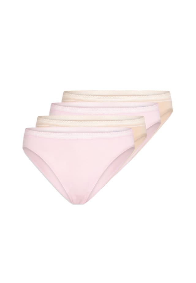 Трусики Rio 4 пары из хлопкового кружева Schiesser, мультиколор
Трусики Rio 4 пары из хлопкового кружева Schiesser, мультиколор