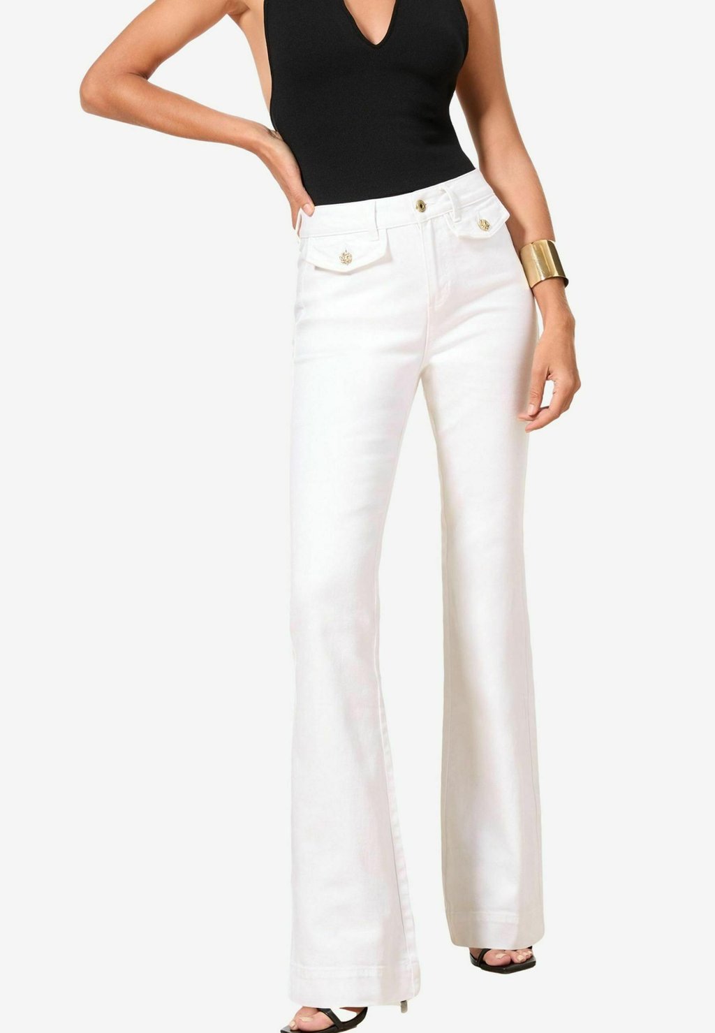 Расклешенные джинсы GLAM Lipsy, белый
Расклешенные джинсы GLAM Lipsy, белый