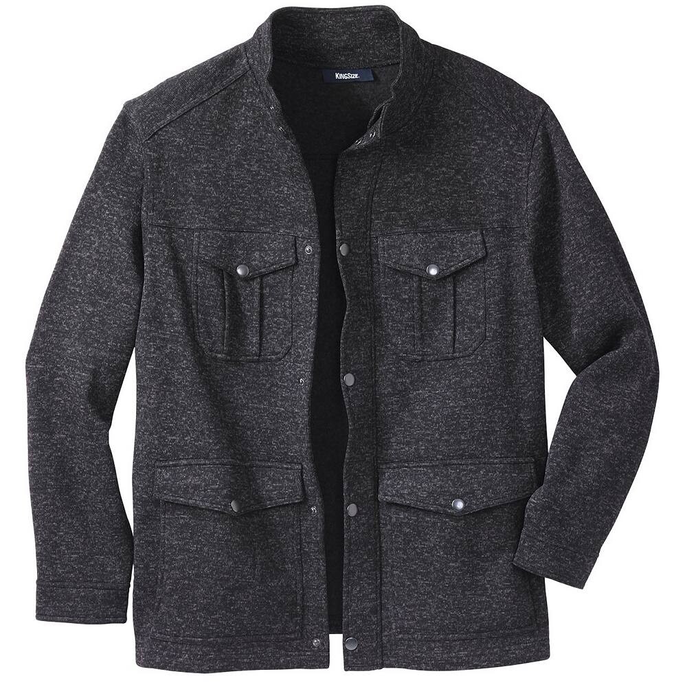 Мужской большой и высокий свитер Kingsize, флисовая куртка с несколькими карманами KingSize, цвет Steel Marl
Мужской большой и высокий свитер Kingsize, флисовая куртка с несколькими карманами KingSize, цвет Steel Marl