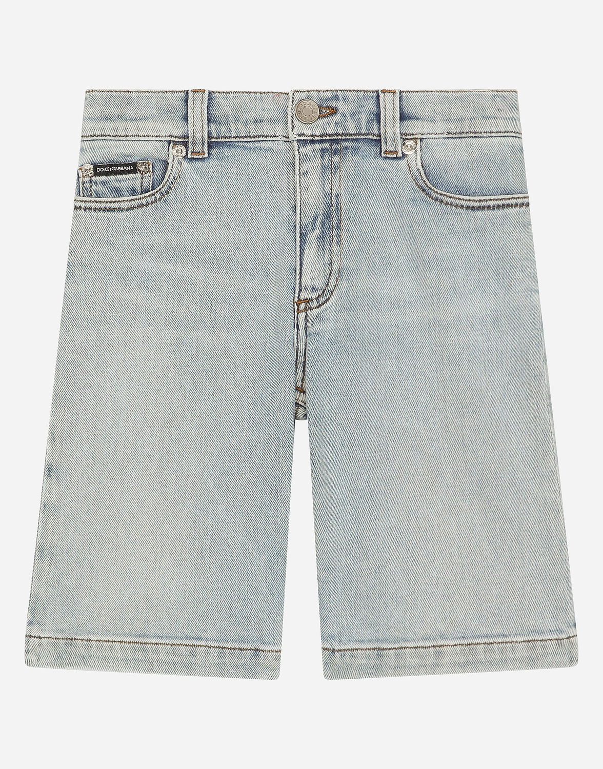 Джинсовые шорты с пятью карманами и логотипом DG Dolce&Gabbana, синий
Джинсовые шорты с пятью карманами и логотипом DG Dolce&Gabbana, синий