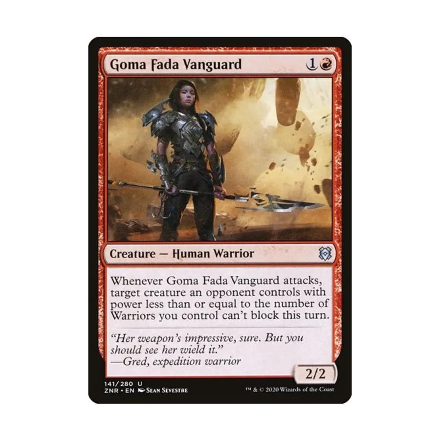 CCG Гома Фада Вангард (В), MTG - Zendikar Rising
CCG Гома Фада Вангард (В), MTG - Zendikar Rising