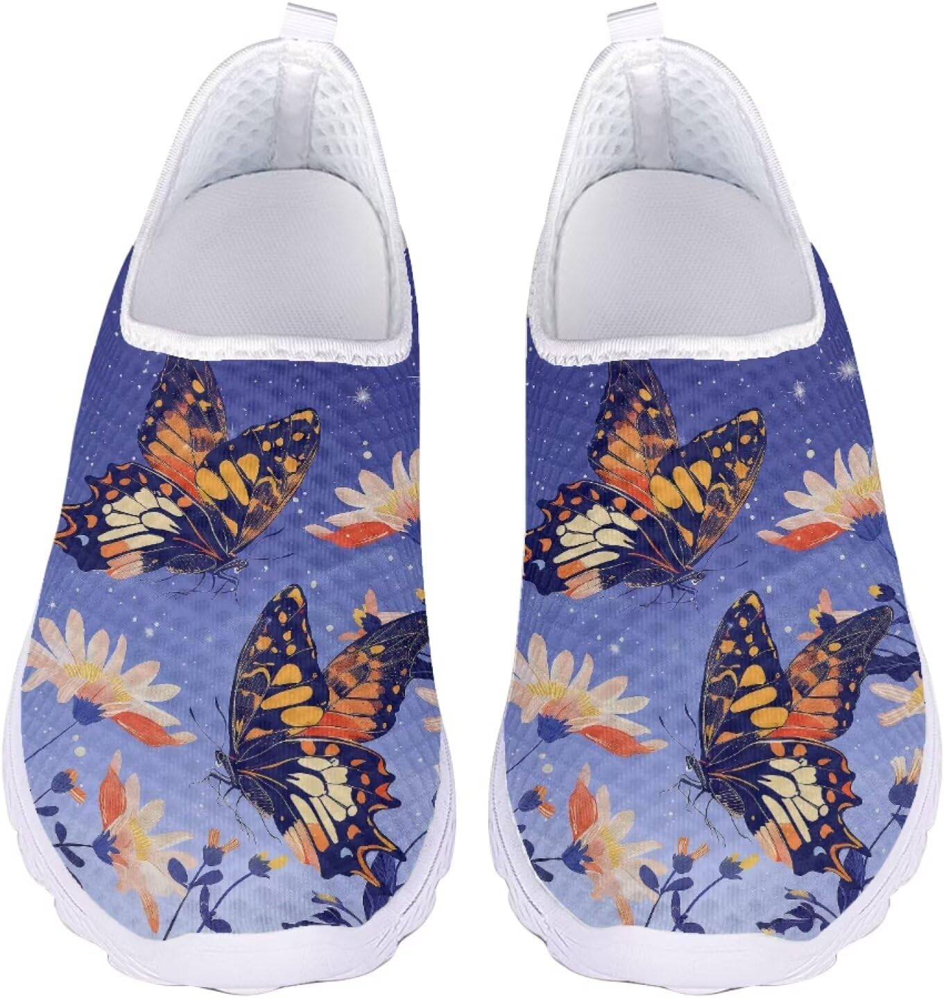 Кроссовки Jeiento Comfort Slip On для женщин и мужчин с сеткой, дышащие теннисные кроссовки для спорта и бега, повседневные лоферы с бабочкой, Flower Butterfly
Кроссовки Jeiento Comfort Slip On для женщин и мужчин с сеткой, дышащие теннисные кроссовки для спорта и бега, повседневные лоферы с бабочкой, Flower Butterfly