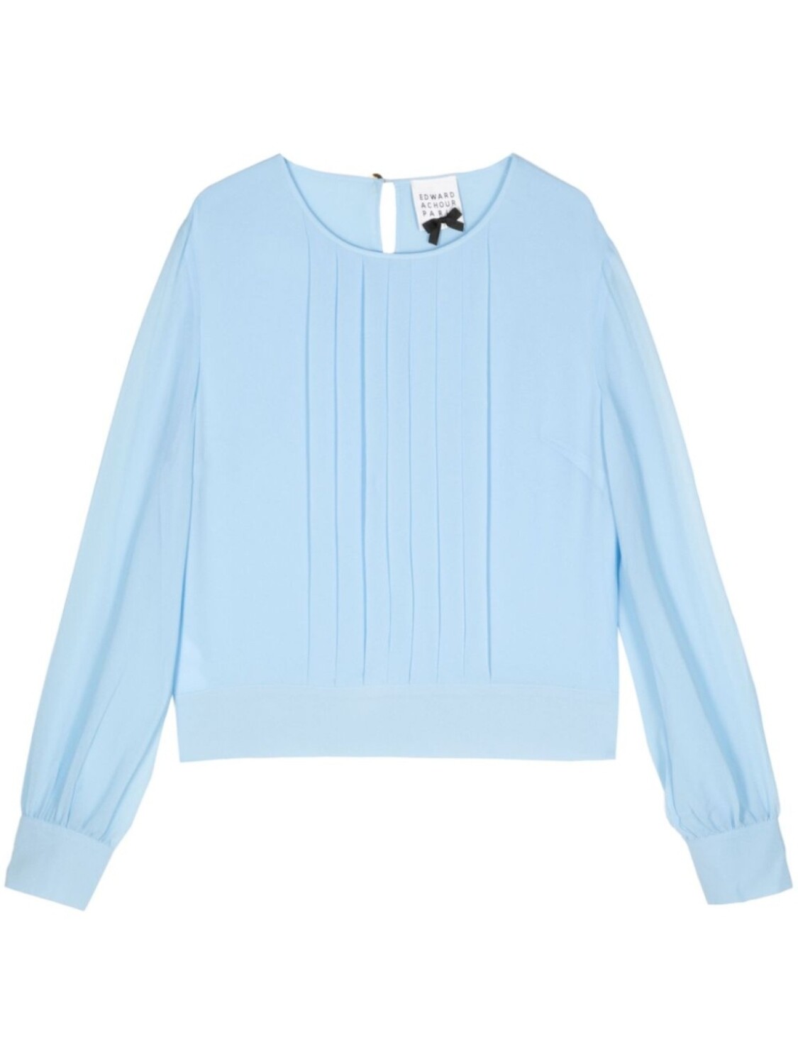 Блузка с длинными рукавами и складками Edward Achour Paris, синий
Блузка с длинными рукавами и складками Edward Achour Paris, синий