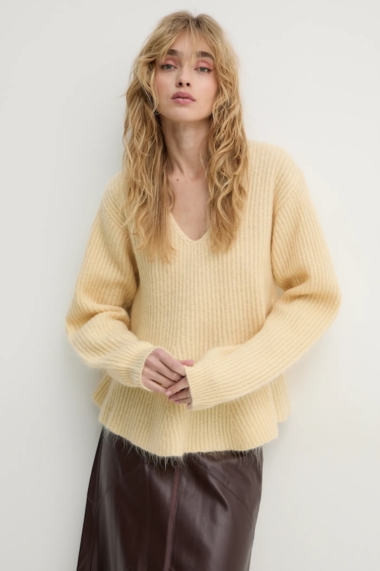 Шерстяной свитер COVA By Malene Birger, желтый
Шерстяной свитер COVA By Malene Birger, желтый