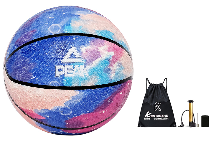 PEAK Баскетбольный мяч PU розовый синий размер 7 тренировочный unisex
PEAK Баскетбольный мяч PU розовый синий размер 7 тренировочный unisex