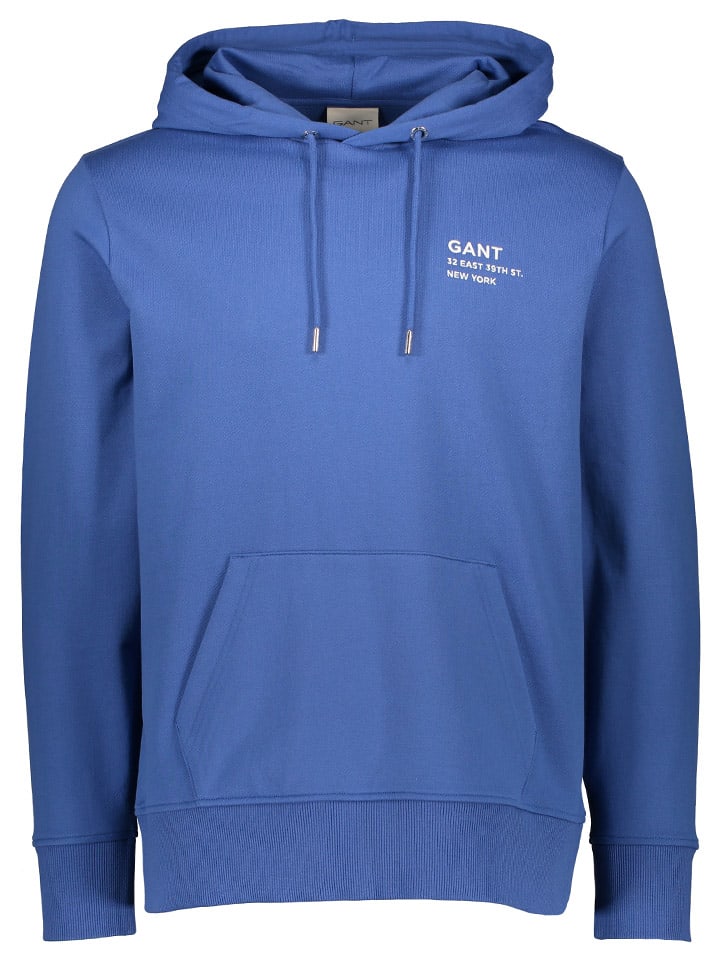 Худи синего цвета Gant
Худи синего цвета Gant