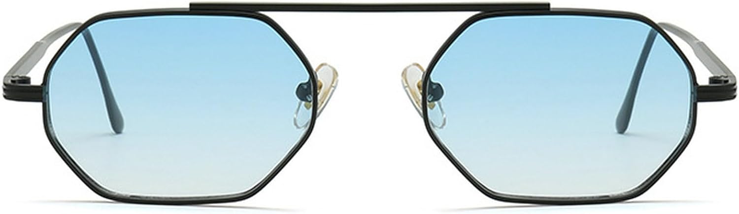 Ретро-солнцезащитные очки Polygon Small Square для женщин, модная металлическая оправа, линзы с океаническим градиентом, мужские солнцезащитные очки в стиле панк mincl, C2
Ретро-солнцезащитные очки Polygon Small Square для женщин, модная металлическая оправа, линзы с океаническим градиентом, мужские солнцезащитные очки в стиле панк mincl, C2