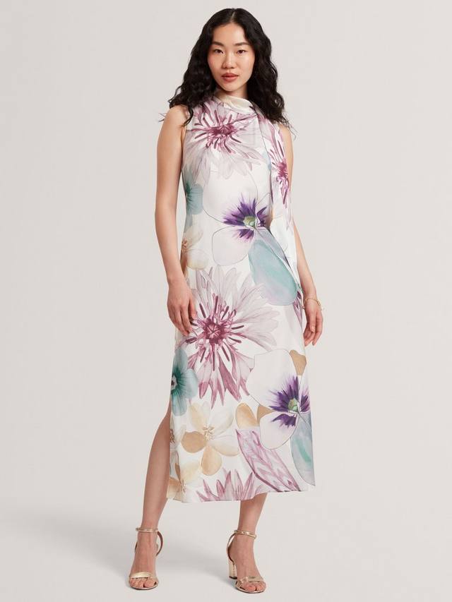 Harrpur платье миди с цветочным галстуком на шее Ted Baker, White/Multi
Harrpur платье миди с цветочным галстуком на шее Ted Baker, White/Multi