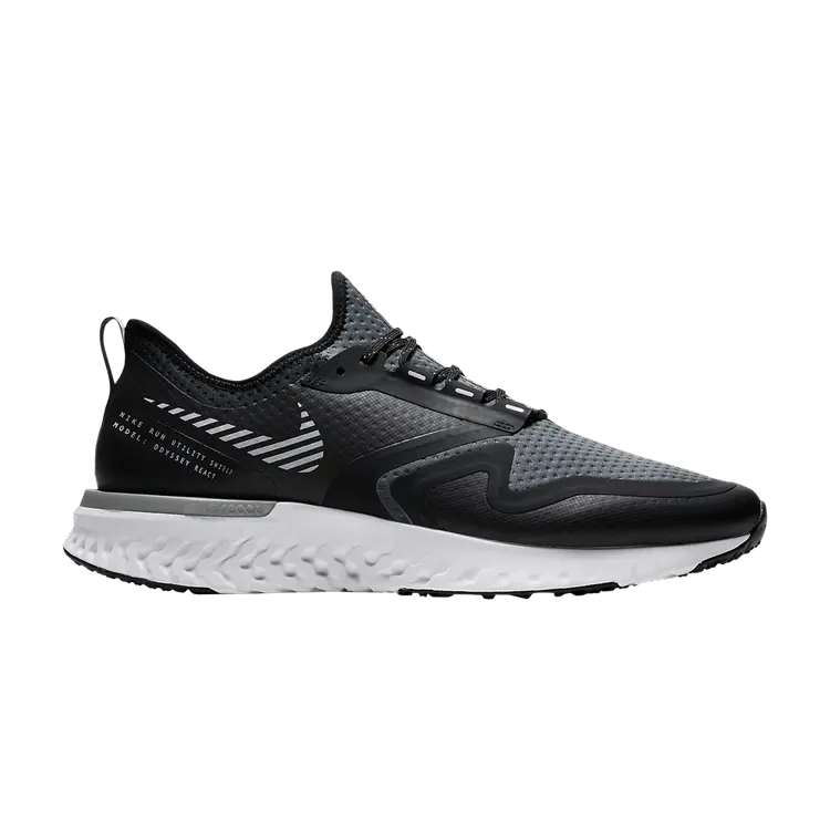 Кроссовки Odyssey React Shield 2 'Black Cool Grey', черный 
Кроссовки Odyssey React Shield 2 'Black Cool Grey', черный