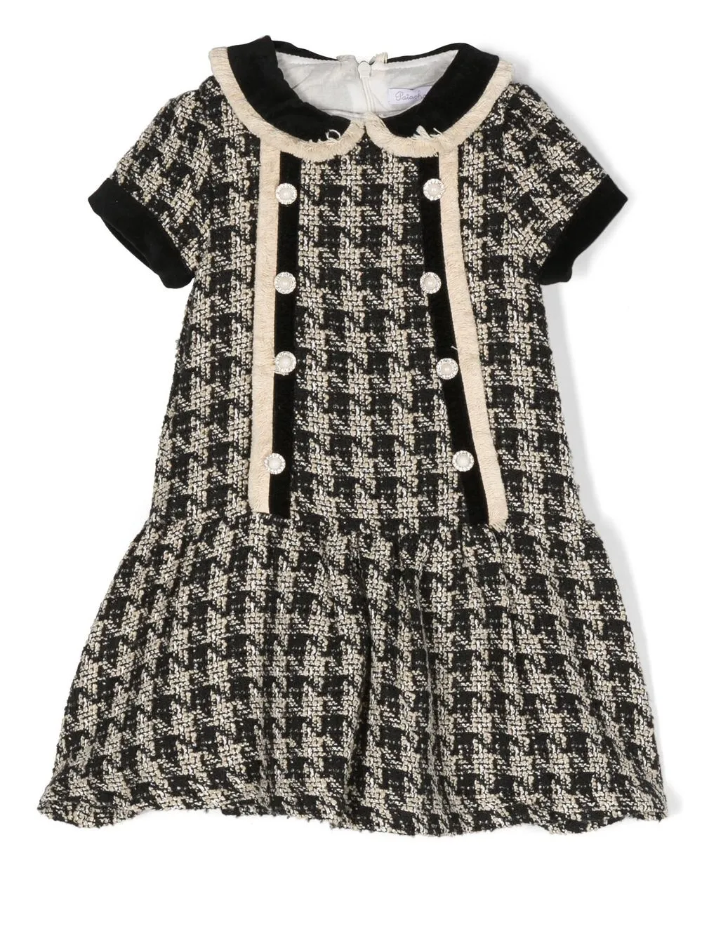 Твидовое платье в ломаную клетку Patachou, черный
Твидовое платье в ломаную клетку Patachou, черный