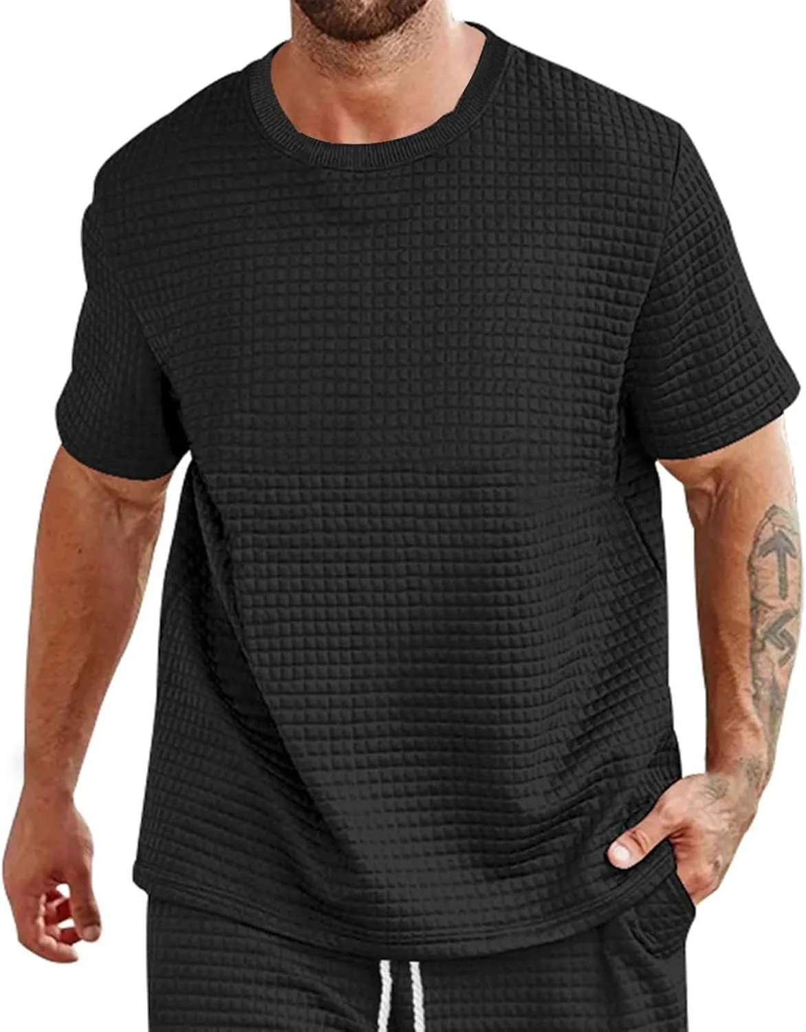 Мужская футболка с коротким рукавом Casual, клетка, свободный крой
Мужская футболка с коротким рукавом Casual, клетка, свободный крой