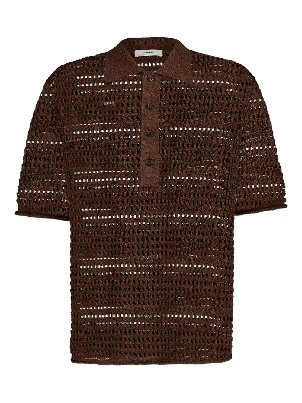 Ажурная рубашка-поло COMMAS, коричневый
Ажурная рубашка-поло COMMAS, коричневый
