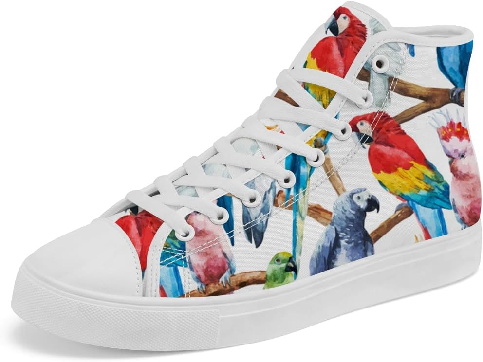 Высокие кеды из холста Parrot для женщин и мужчин, повседневные кроссовки с шнуровкой Chebing, белый
Высокие кеды из холста Parrot для женщин и мужчин, повседневные кроссовки с шнуровкой Chebing, белый