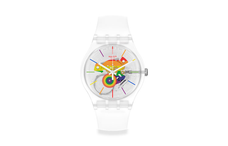 SWATCH Unisex 41mm White Watch SO29K103
SWATCH Unisex 41mm White Watch SO29K103