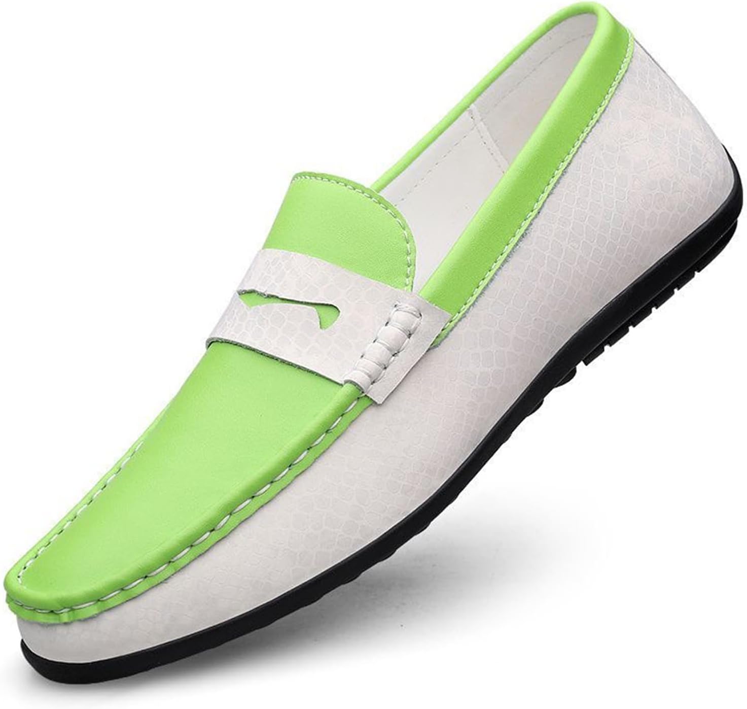 Мужские двухцветные кожаные лоферы Классические пенни-лоферы Бело-зеленые слипоны Повседневные мокасины для прогулок и повседневной носки Dacnakby
Мужские двухцветные кожаные лоферы Классические пенни-лоферы Бело-зеленые слипоны Повседневные мокасины для прогулок и повседневной носки Dacnakby