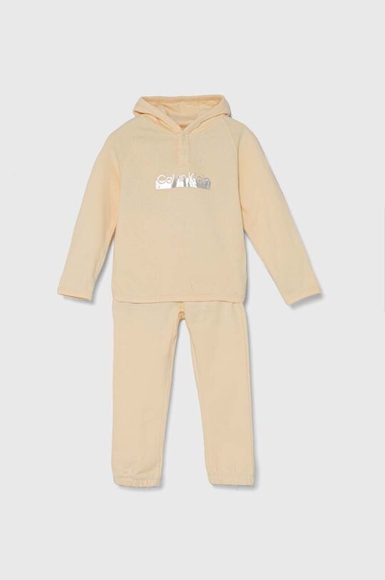 Calvin Klein Jeans Детский хлопковый спортивный костюм, оранжевый
Calvin Klein Jeans Детский хлопковый спортивный костюм, оранжевый