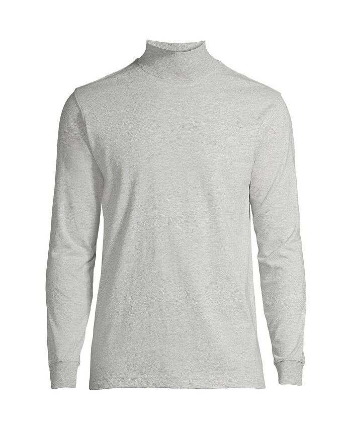 Мужская футболка с воротником-стойкой Super-T Lands' End, цвет Gray heather 
Мужская футболка с воротником-стойкой Super-T Lands' End, цвет Gray heather