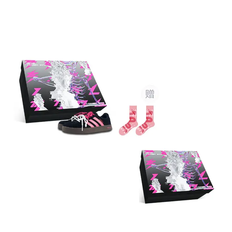 Adidas Neo ВЛ Корт 2.0 противоскользящие износостойкие лоу-топы для скейтборда унисекс черно-розовые, в комплекте: носки, цвет Black Pink, Comes with: Socks
Adidas Neo ВЛ Корт 2.0 противоскользящие износостойкие лоу-топы для скейтборда унисекс черно-розовые, в комплекте: носки, цвет Black Pink, Comes with: Socks