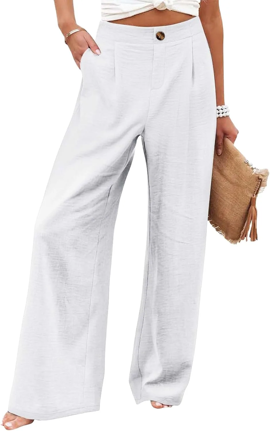 Женские брюки Wide Leg Casual High Waisted KVOTUU
Женские брюки Wide Leg Casual High Waisted KVOTUU