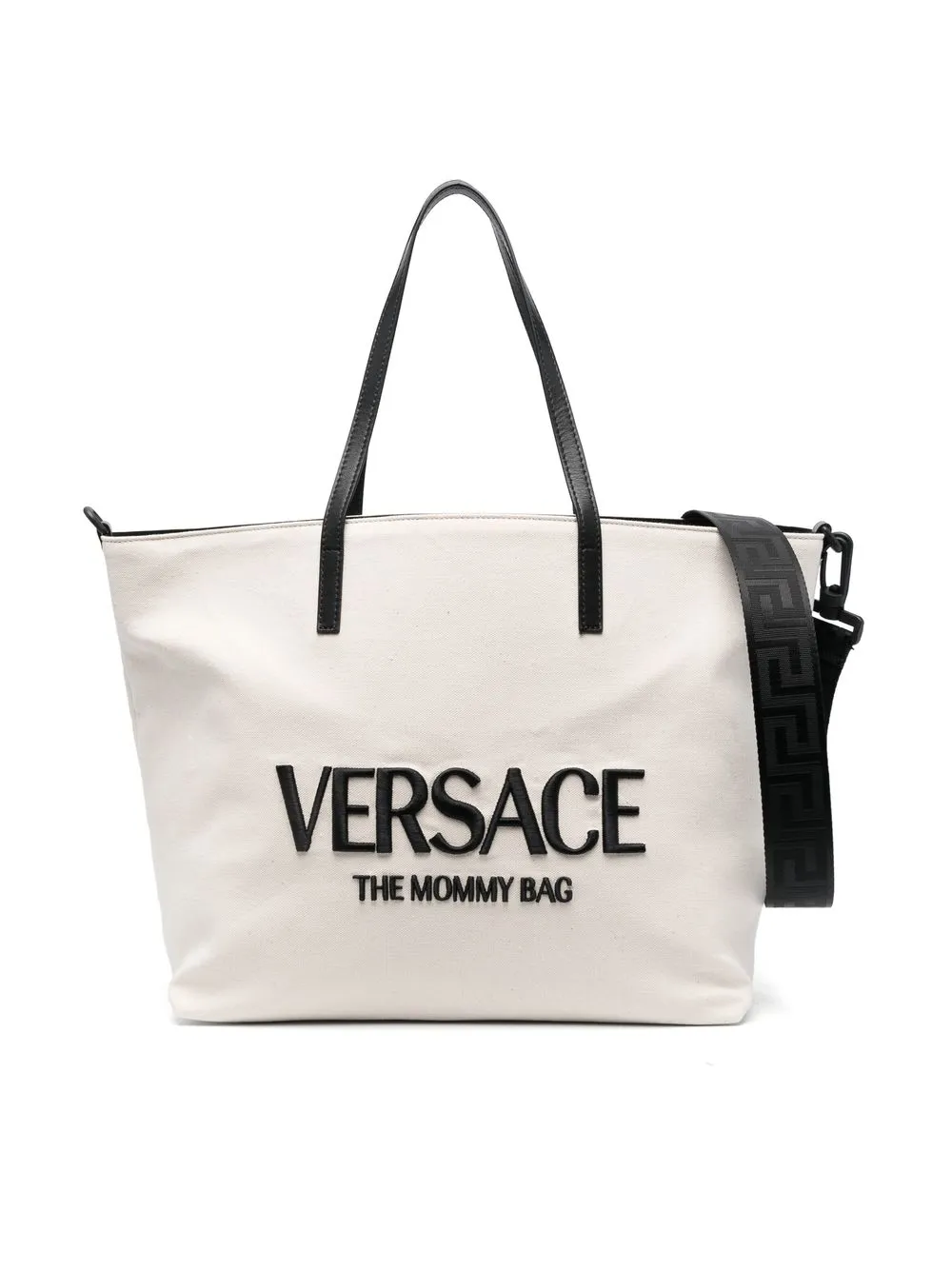 Сумка-тоут с вышитым логотипом Versace Kids, нейтральный
Сумка-тоут с вышитым логотипом Versace Kids, нейтральный