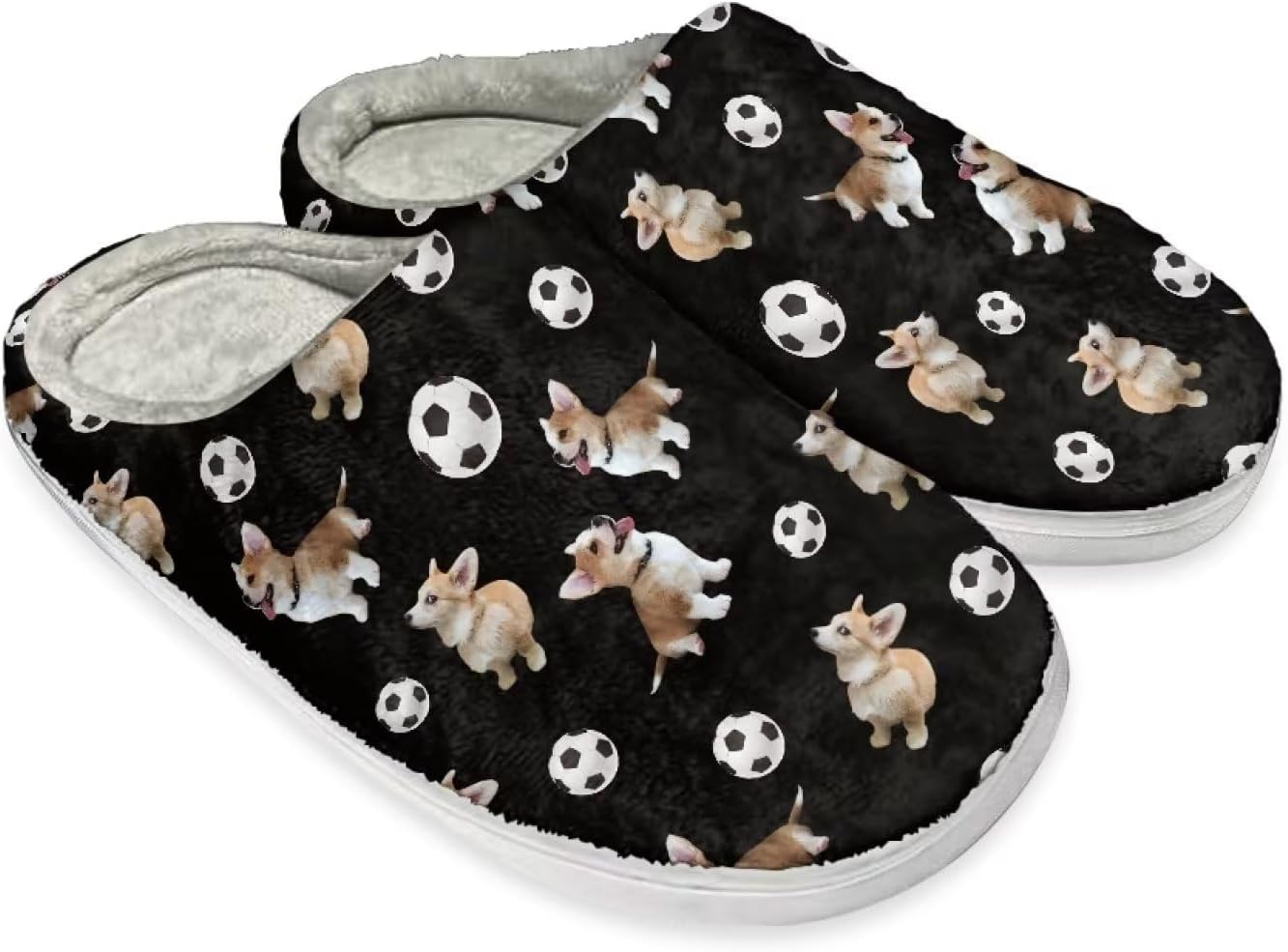 Тапочки STUOARTE для женщин и мужчин, мягкие теплые домашние тапочки, для дома и улицы, плюшевые, с противоскользящей подошвой, на удобной подошве, черный/коричневый
Тапочки STUOARTE для женщин и мужчин, мягкие теплые домашние тапочки, для дома и улицы, плюшевые, с противоскользящей подошвой, на удобной подошве, черный/коричневый