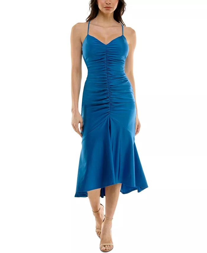 Платье миди с оборками для юниоров Emerald Sundae, синий
Платье миди с оборками для юниоров Emerald Sundae, синий