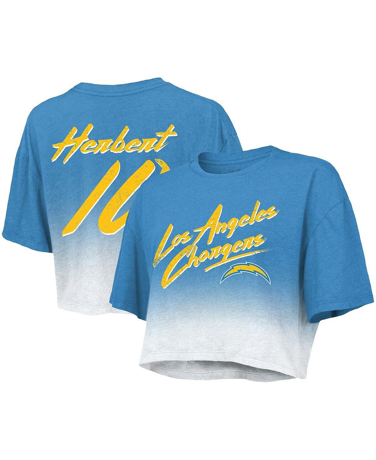 Женские нитки Justin Herbert Powder Blue, White Los Angeles Chargers Drip-Dye Имя и номер игрока Укороченная футболка Tri-Blend Majestic
Женские нитки Justin Herbert Powder Blue, White Los Angeles Chargers Drip-Dye Имя и номер игрока Укороченная футболка Tri-Blend Majestic