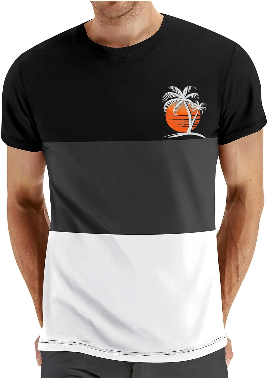 Мужская футболка Casual с цветными блоками, 2025, Regular Fit
Мужская футболка Casual с цветными блоками, 2025, Regular Fit