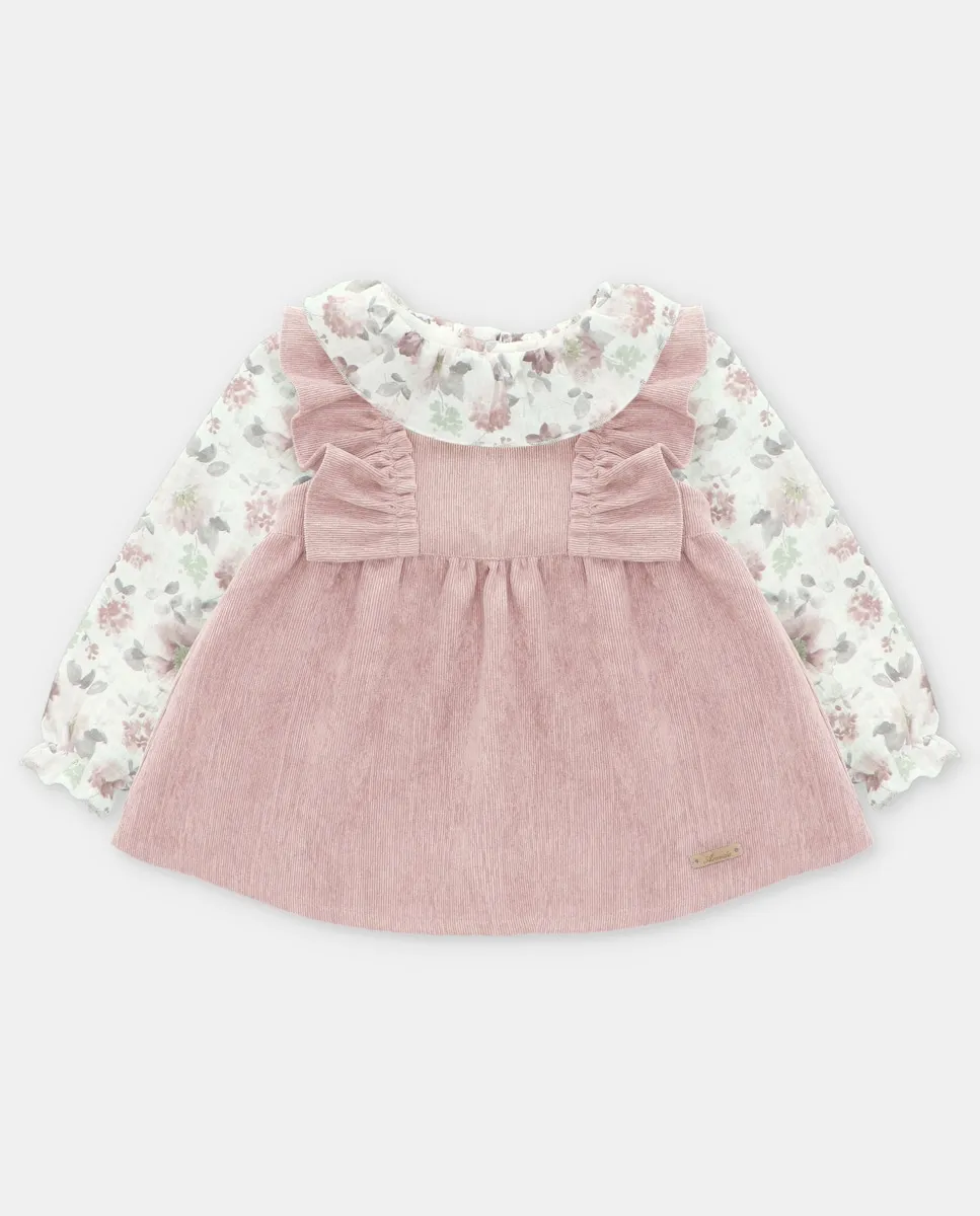 Детский комплект блузка с цветочным принтом и розовый вельветовый комбинезон на бретелях Martín Aranda, розовый
Детский комплект блузка с цветочным принтом и розовый вельветовый комбинезон на бретелях Martín Aranda, розовый