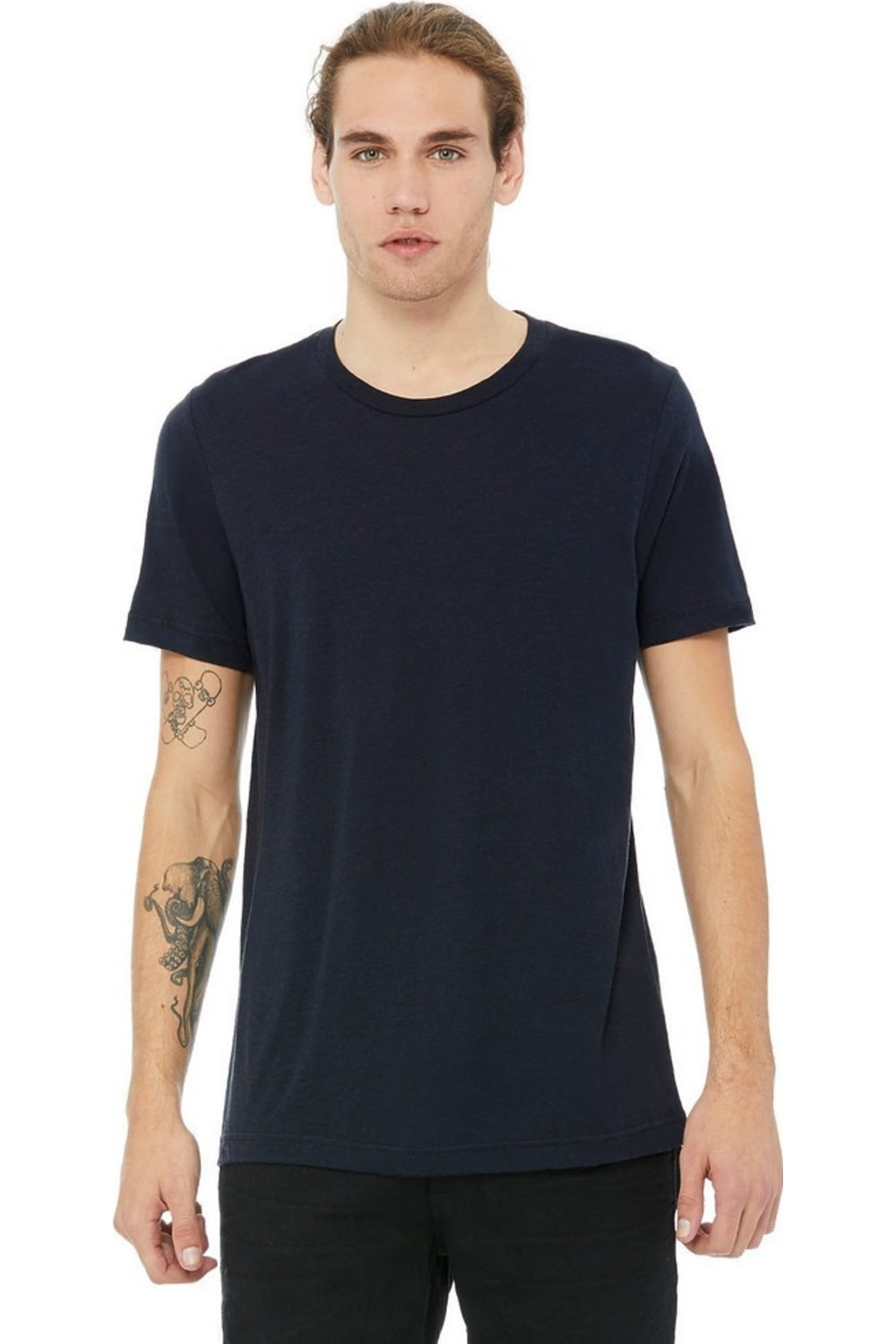 Мужская холщовая футболка Triblend с круглым вырезом и коротким рукавом BELLA + CANVAS, цвет solid navy triblend
Мужская холщовая футболка Triblend с круглым вырезом и коротким рукавом BELLA + CANVAS, цвет solid navy triblend