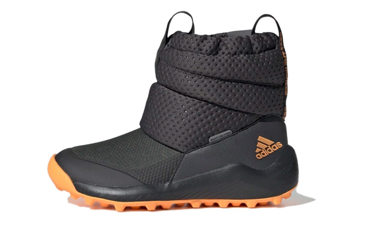 Ботинки детские Rapidasnow C PS черные/оранжевые Adidas
Ботинки детские Rapidasnow C PS черные/оранжевые Adidas