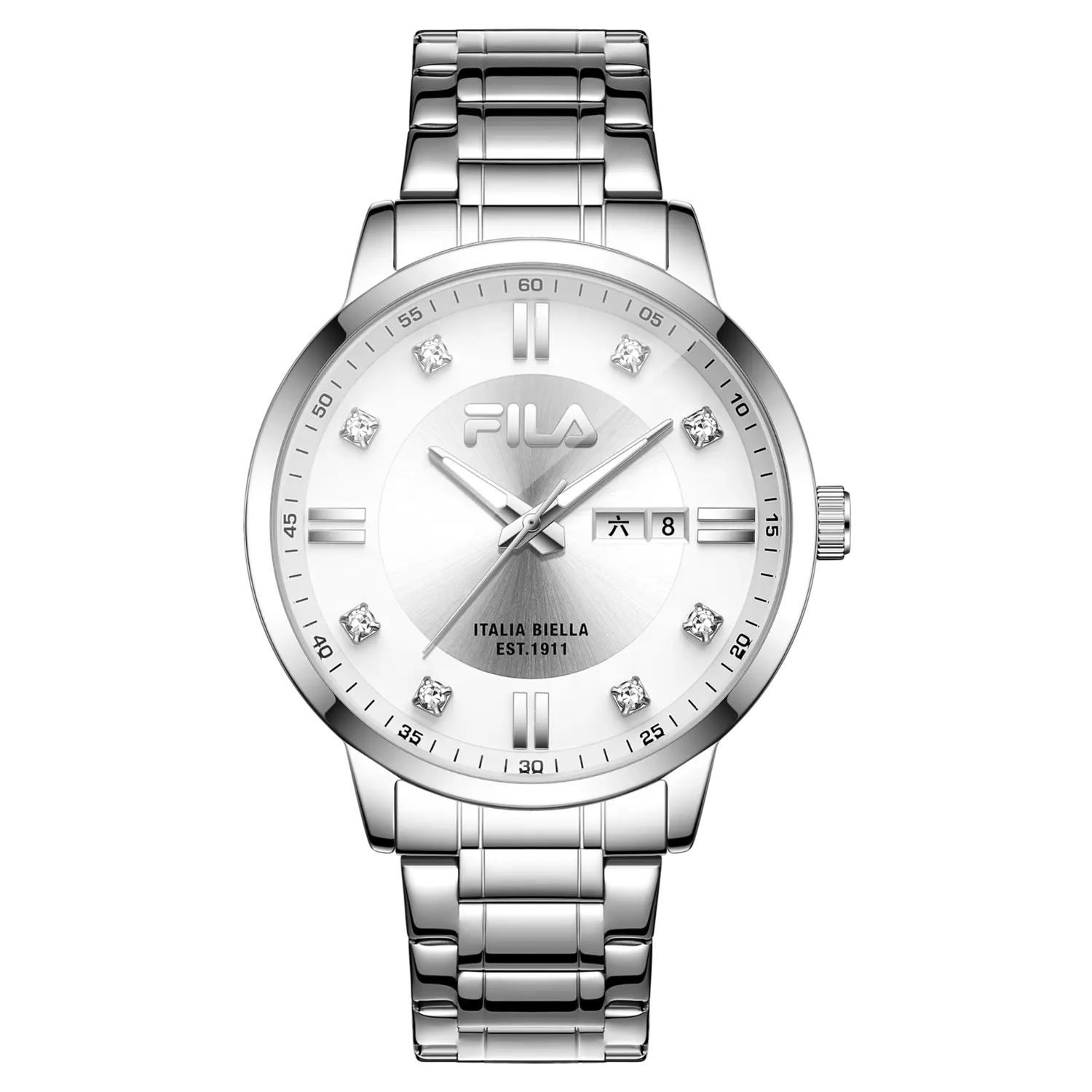 FILA Мужские часы Luxury Business Collection с механическим механизмом, стальным браслетом и черным циферблатом
FILA Мужские часы Luxury Business Collection с механическим механизмом, стальным браслетом и черным циферблатом