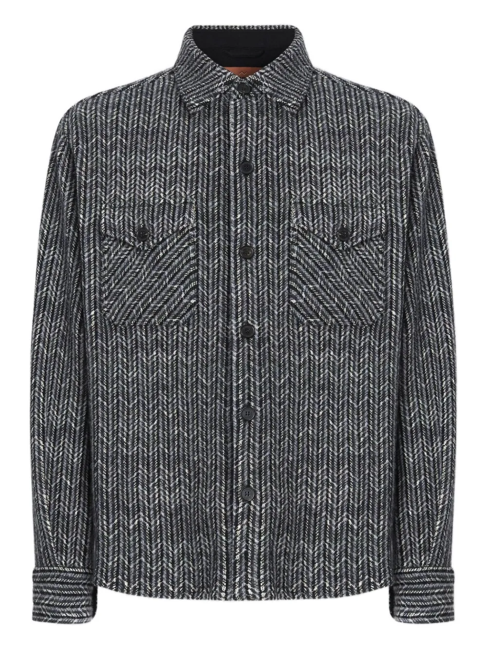 Рубашка с узором «елочка» Missoni, серый
Рубашка с узором «елочка» Missoni, серый