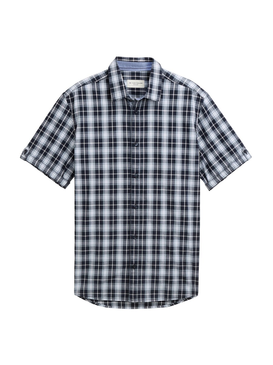 Рубашка на пуговицах классического кроя TOM TAILOR, цвет Navy/Opal
Рубашка на пуговицах классического кроя TOM TAILOR, цвет Navy/Opal