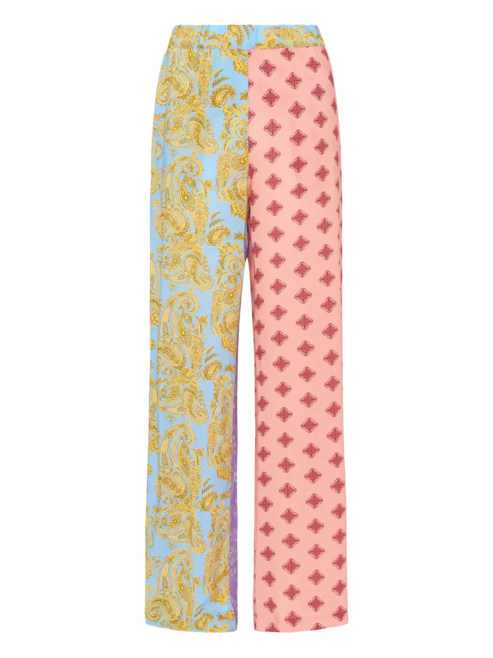 Брюки с пэчворком из узора "пейсли" Donde Esteban, розовый
Брюки с пэчворком из узора "пейсли" Donde Esteban, розовый
