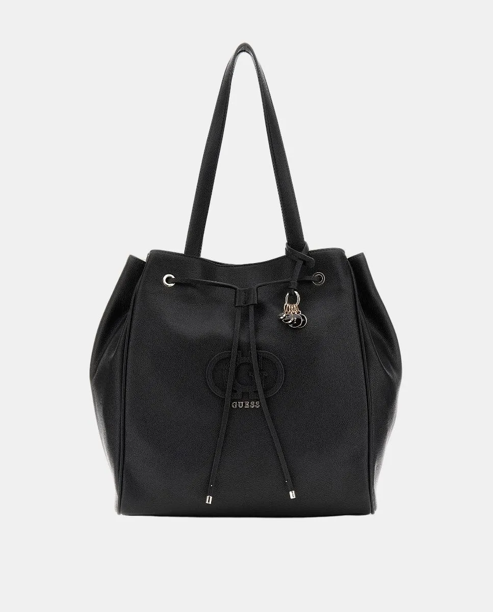 Сумка-тоут на плечо с магнитной застёжкой Guess, черный
Сумка-тоут на плечо с магнитной застёжкой Guess, черный