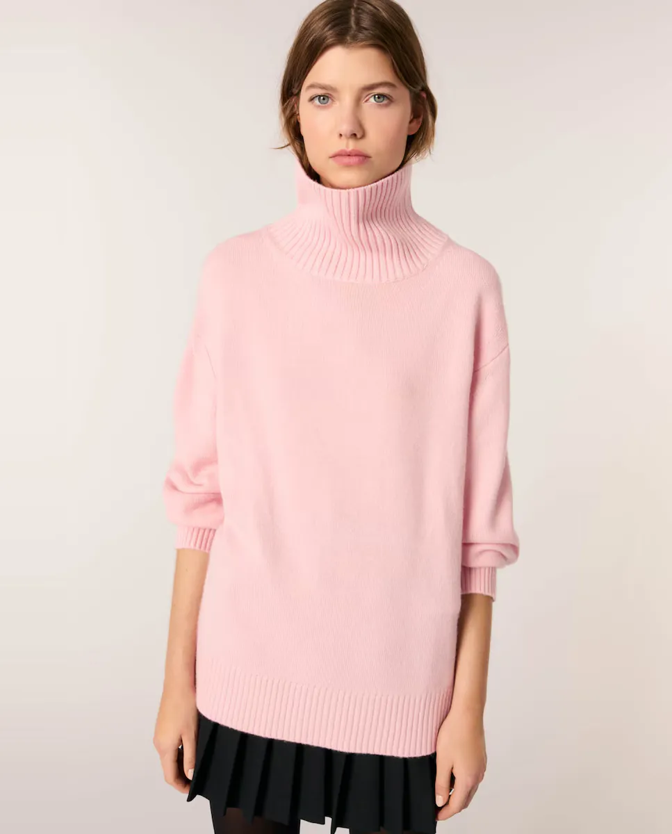 Женский свитер из шерсти и кашемира Maje, розовый
Женский свитер из шерсти и кашемира Maje, розовый