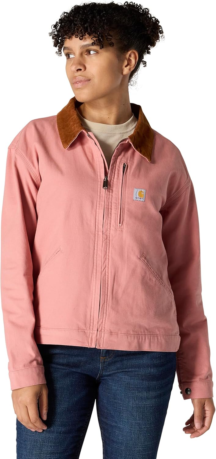Carhartt женская куртка Detroit из прочной ткани Rugged Flex Loose Fit, Rose Tint
Carhartt женская куртка Detroit из прочной ткани Rugged Flex Loose Fit, Rose Tint