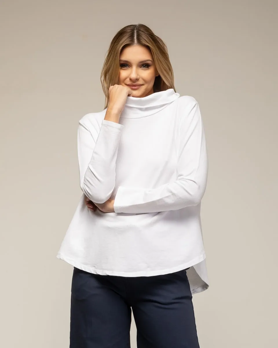 Футболка женская однотонная с воротником-стойкой Tantra, белый
Футболка женская однотонная с воротником-стойкой Tantra, белый